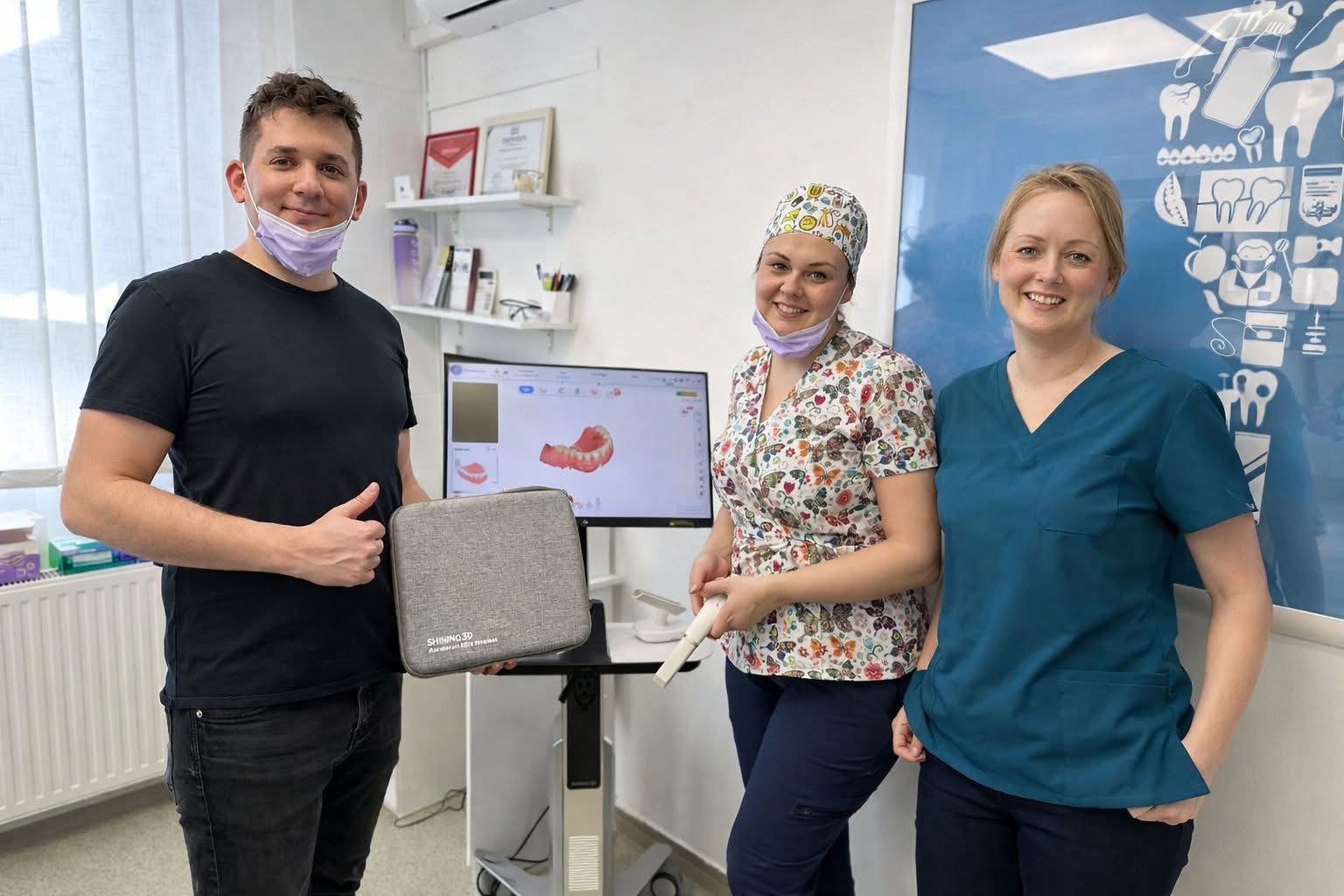 Hunyadi Dental csapat a MetiSmile MR rendszerrel