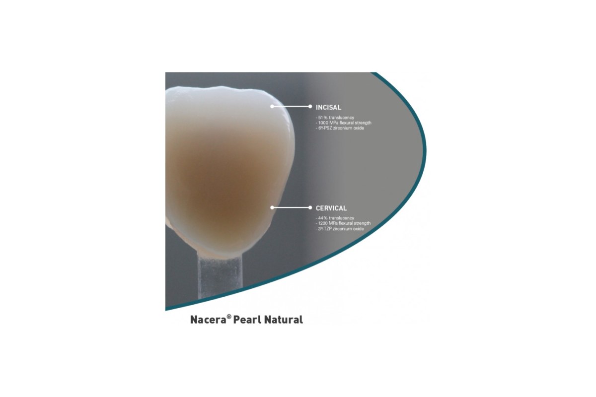Nacera Pearl Natural fogpótlási anyag