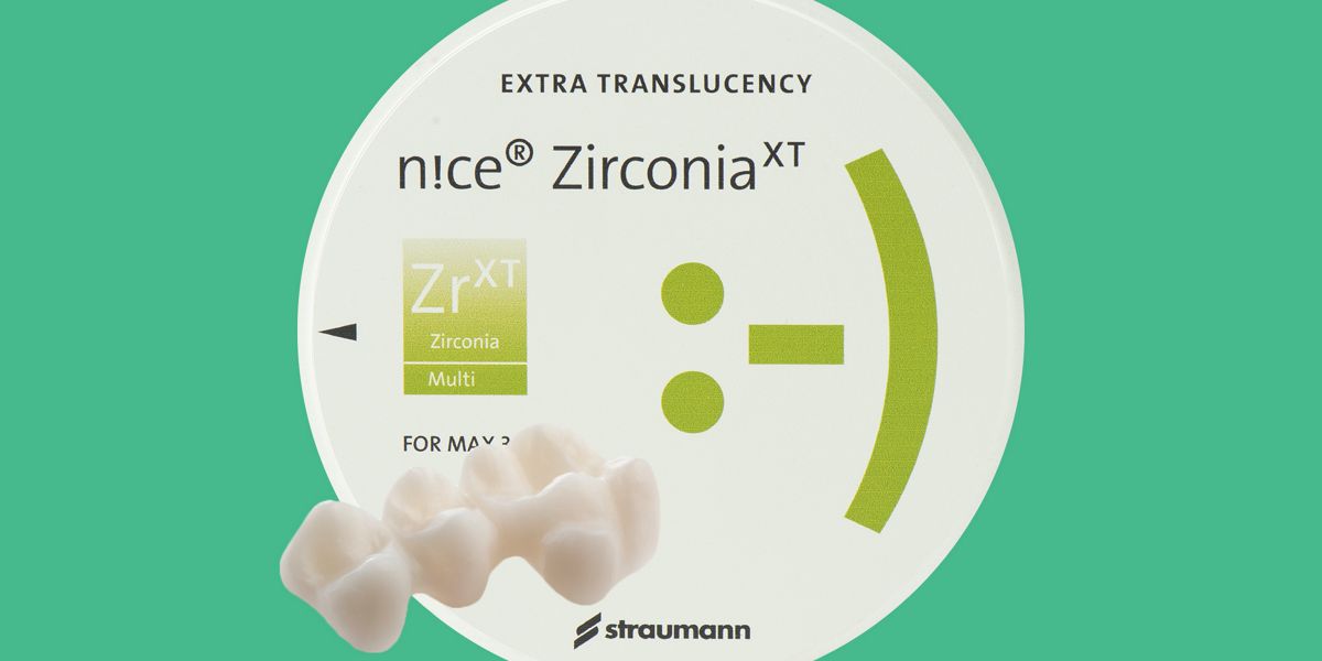 Straumann NICE Zirconia XT anyag esztétikai fogpótlásokhoz